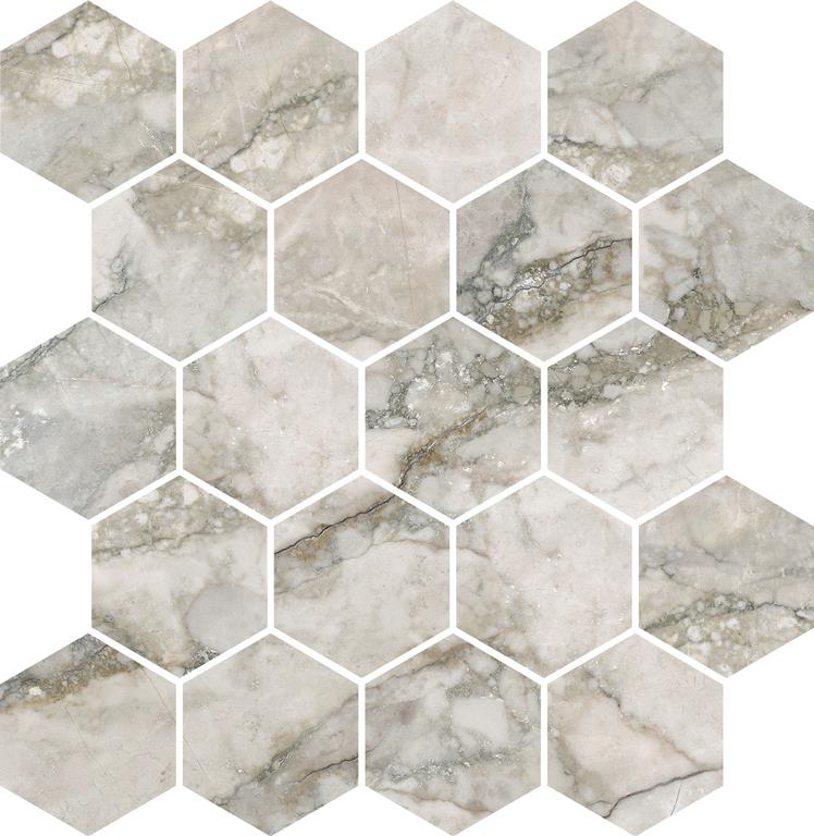 ZOUKS MOSAIC -  HEXAGON / 3D Finish - 300X330 | SOLD PER SHEET - 11 SHEETS PER BOX / 1.089 SQM  / Priced Per Sheet