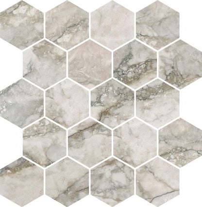 ZOUKS MOSAIC -  HEXAGON / 3D Finish - 300X330 | SOLD PER SHEET - 11 SHEETS PER BOX / 1.089 SQM  / Priced Per Sheet