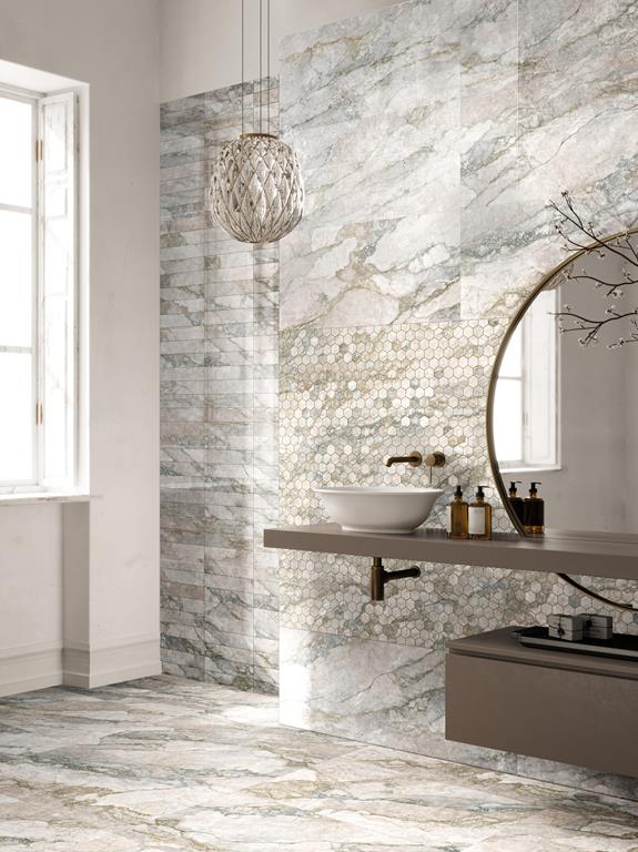 ZOUKS MOSAIC -  HEXAGON / 3D Finish - 300X330 | SOLD PER SHEET - 11 SHEETS PER BOX / 1.089 SQM  / Priced Per Sheet