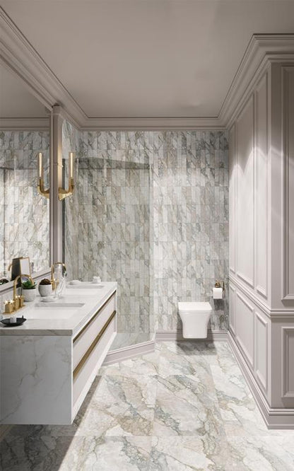 ZOUKS SUBWAY TILE -  SUBWAY / 3D Finish - 75X300 | 66 PCS BOX /1.485 SQM