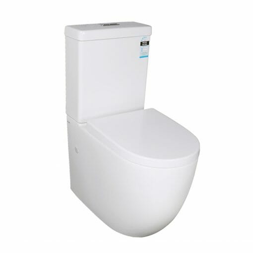 Rola Short Projection White Toilet Suite