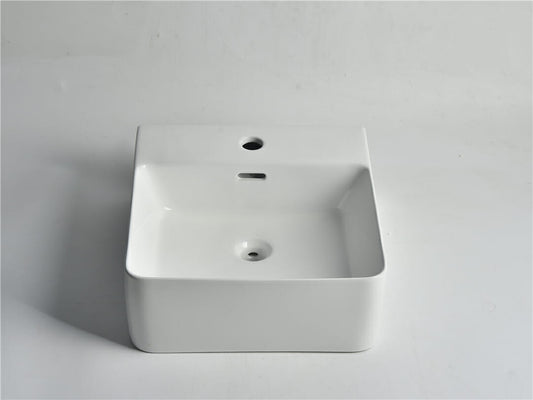 Fine ceramic Gloss White Above Counter/Wall-hung - CLA-448  -  420x400x150mm
