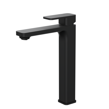 Zia Tall Basin Mixer - Matte Black