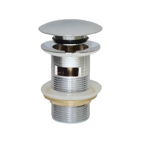 Mushroom 40mm Chrome Pop Up Waste with Overflow