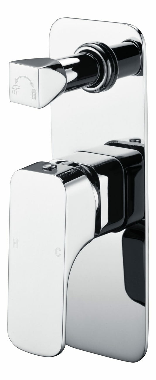 Eden Wall Mixer With Diverter - Chrome