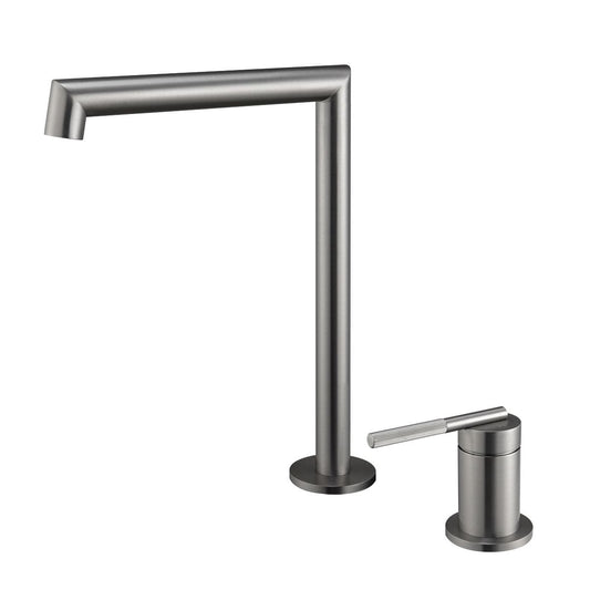 CADDENCE Brushed Nickel Split Type Basin Mixer