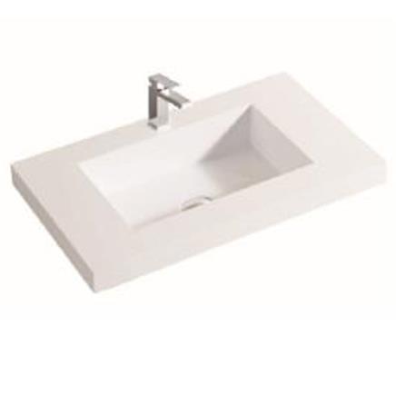 600mm  Poly Top - Gloss White