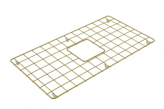 Cuisine 81x48 Stainless Steel Grid - Brushed Brass