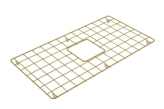 Cuisine 81x48 Stainless Steel Grid - Brushed Brass