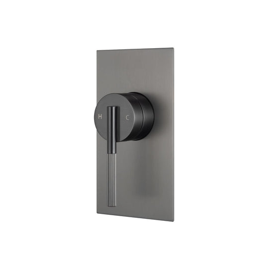 CADDENCE Brushed Gun Metal Grey Wall Mixer