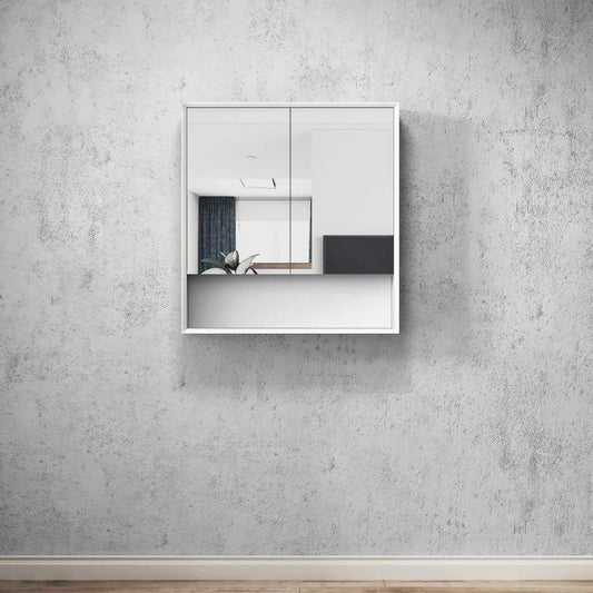 Boston 750x800 Matte White Shaving Cabinet
