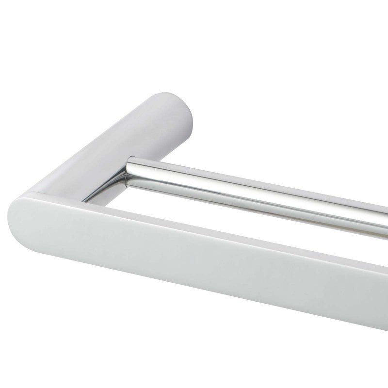 RUSHY Seris Chrome Double Towel Rail 800mm