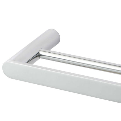 RUSHY Seris Chrome Double Towel Rail 800mm