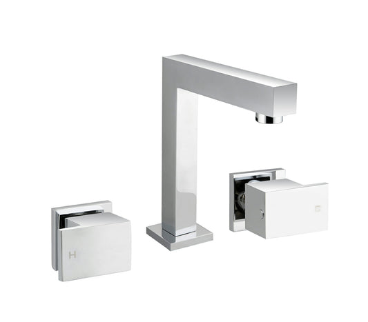 Square Basin Set_4/1 Turn - Chrome