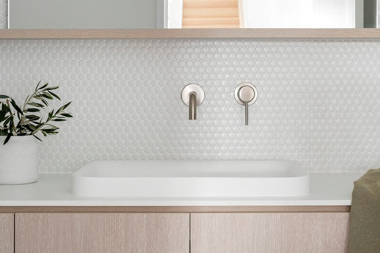 Faith Semi Inset Basin Matte White