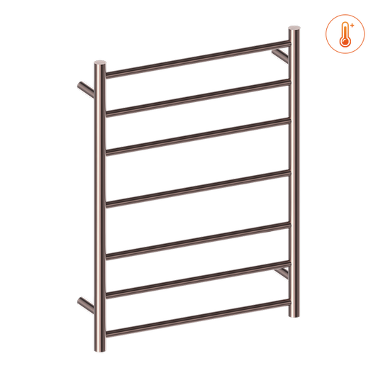 Nero Heated Towel Ladder Brushed Bronze