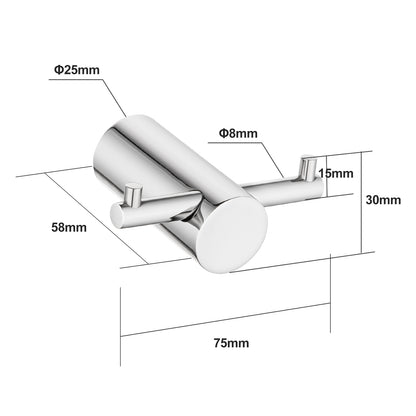 Chrome Robe Hook