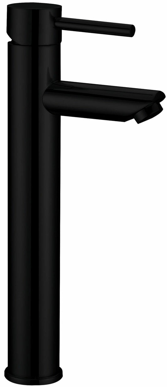 Otus High Rise basin mixer in black - Matt Black