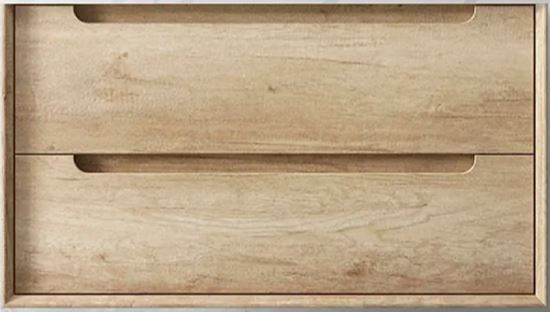 Byron 900mm Natural Oak Wall Hung Cabinet Only