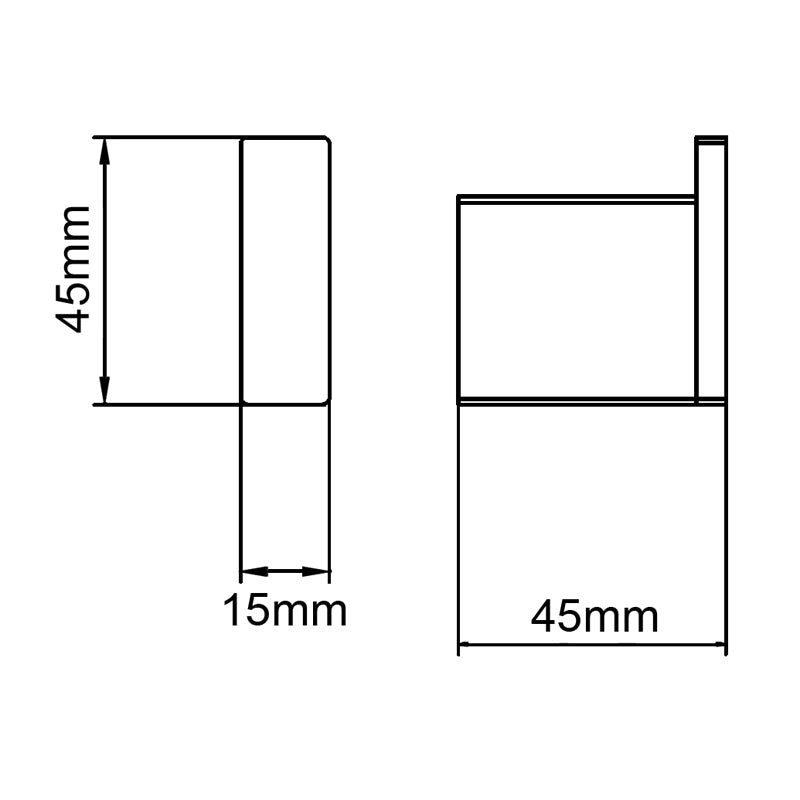 IVANO Series Chrome Robe Hook