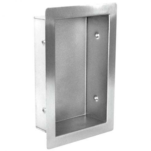 200mm W  Recessed Recessed Shelf - 200mm W x 300mm H x 75mm D - Satin