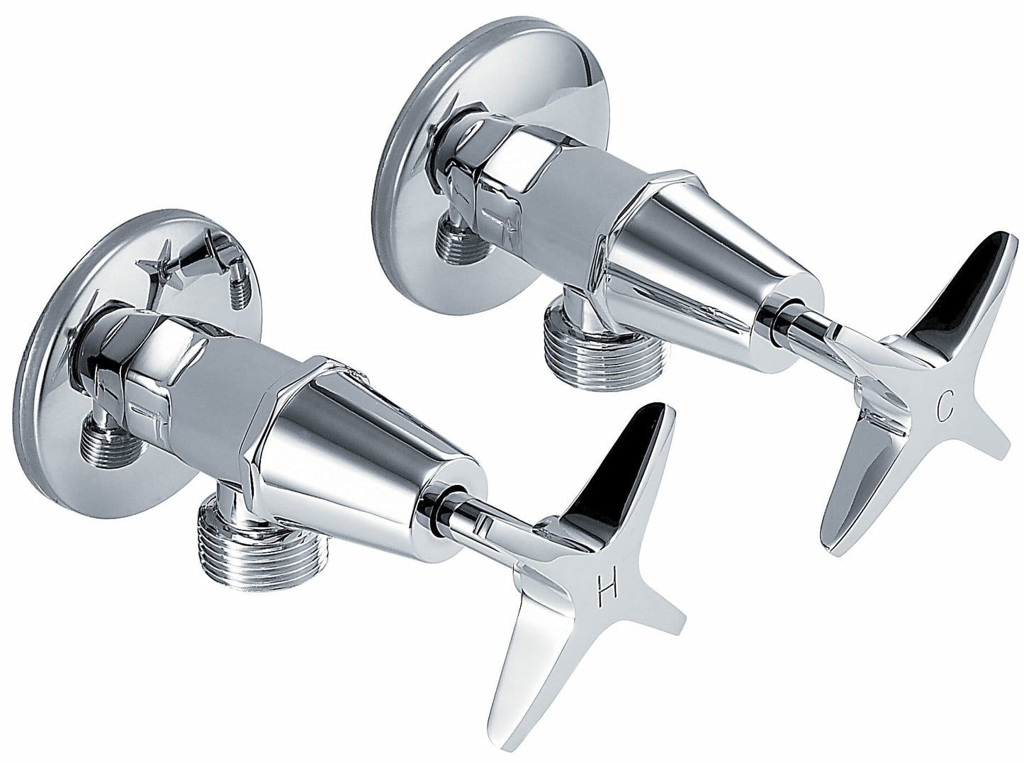Washing Machine Stops - Chrome