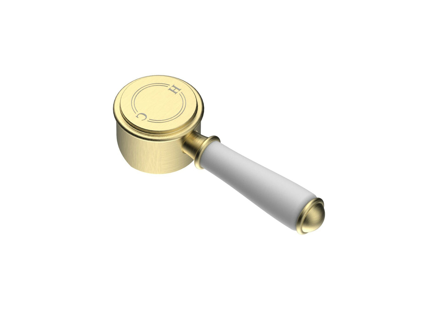 Clasico Ceramic Handle  - Brushed Gold