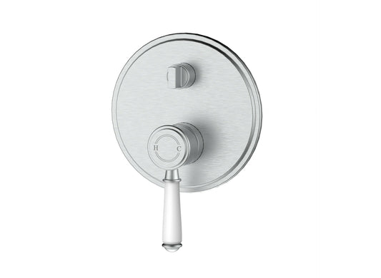 Clasico  Wall Diverter Mixer Trim Kits Ceramic handle  in Br