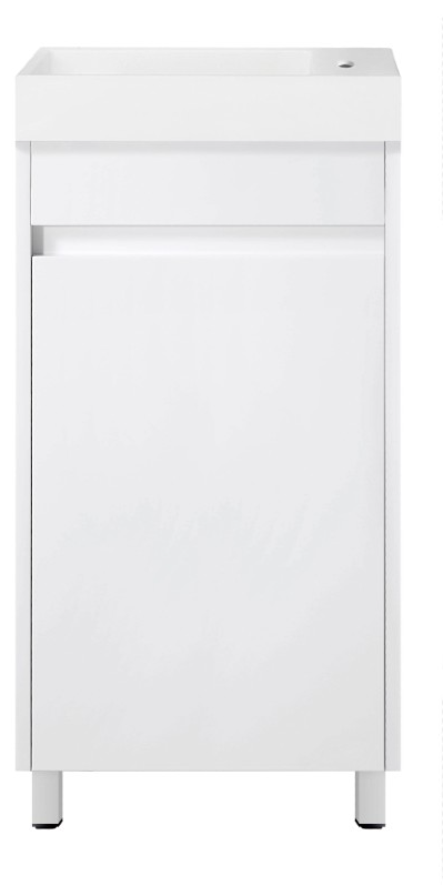 400mm White PVC Floor Ensuite Vanity with Top
**No Exchange or