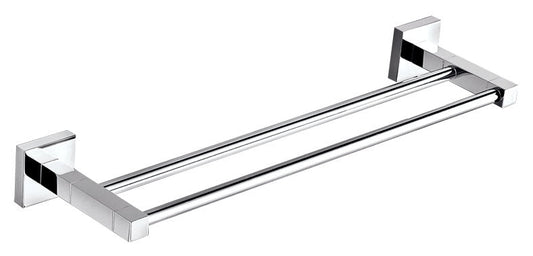 Sara Double Towel Rail 600mm - Chrome