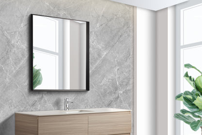 750mm Qubist Framed Square Mirror
 - Matte Black