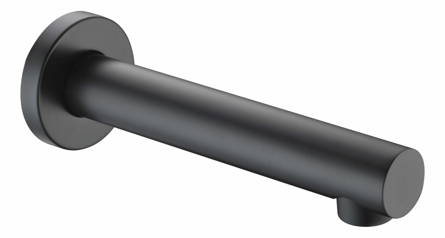 Yale Cylinda Bath Spout 180mm - Matt Black
