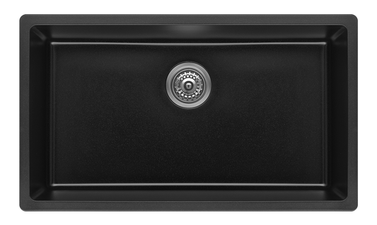 Fomos Sink 790 x 460mm - Single Bowl - Black