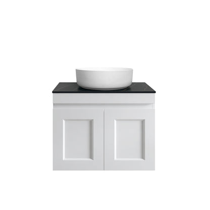 Hampton Mark II 600mm Satin White Wall Hung Cabinet Only