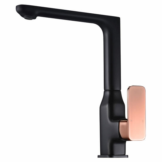 Seto Matte black and rose gold Sink Mixer