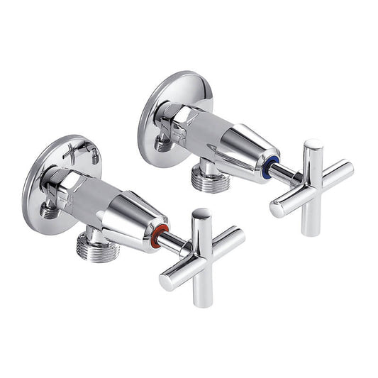 Washing Machine Stops - Chrome