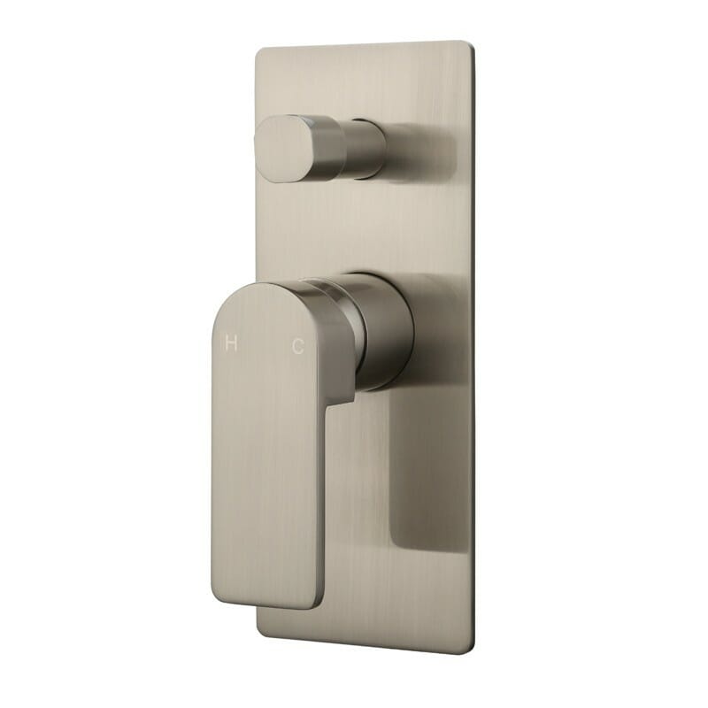Flores wall mixer with diverter - Brushed Nickel