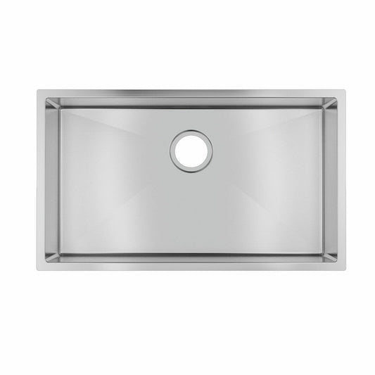 1.2mm Handmade Single Bowl Top/Undermount   Kitchen/Laundry Sink - 762x457x254mm