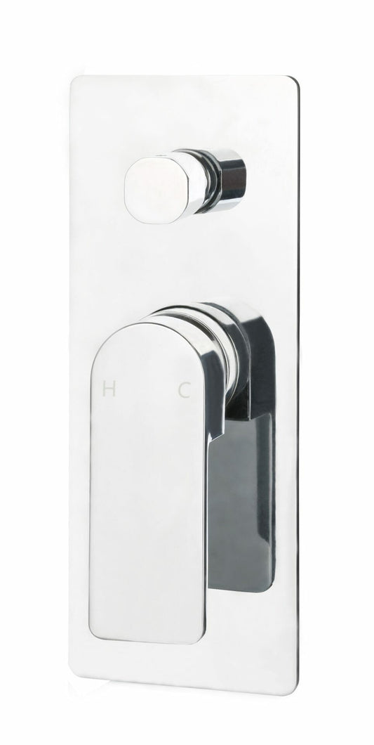 Flores wall mixer with diverter