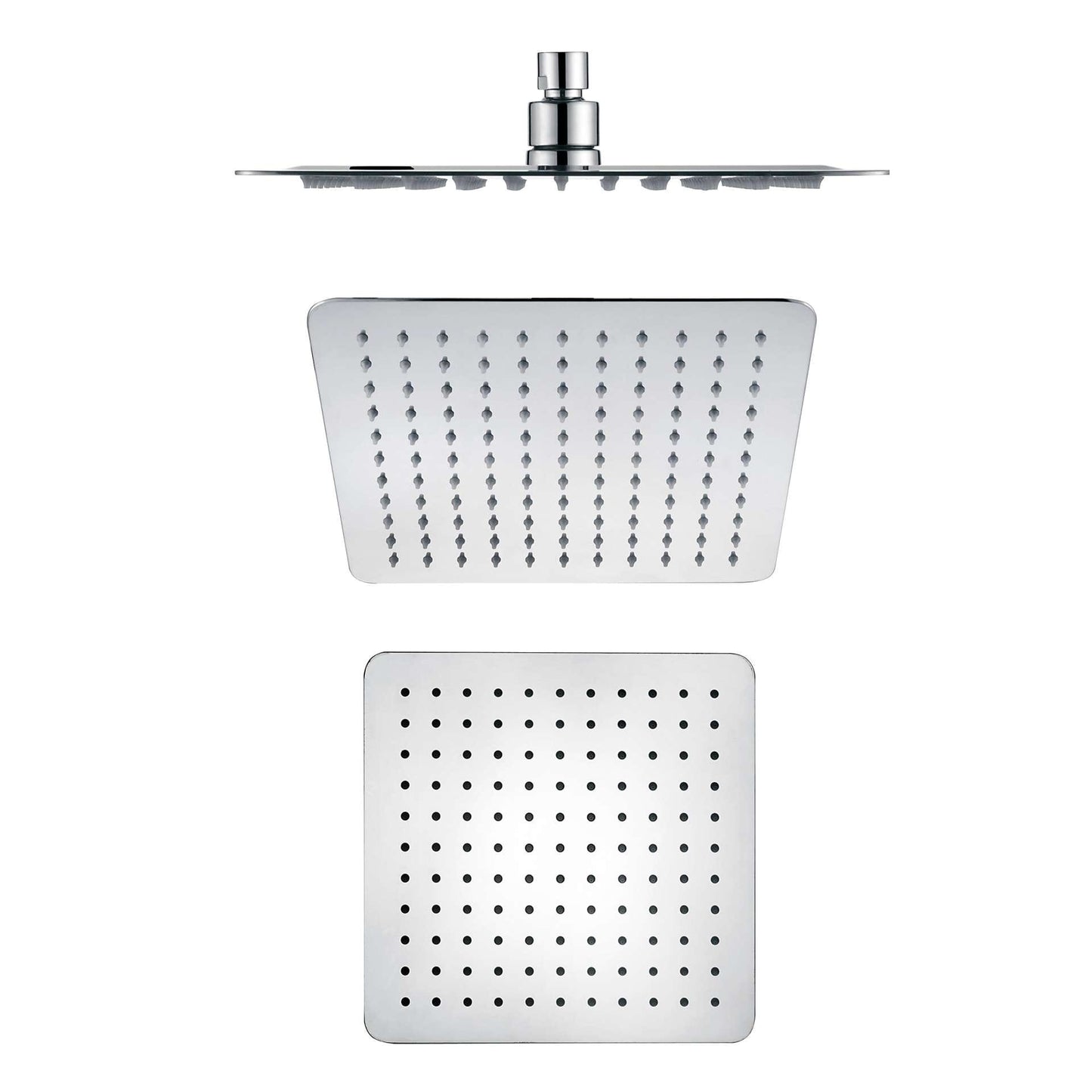 Nova 250mm Square Overhead Shower - Mirror Polish - Chrome
