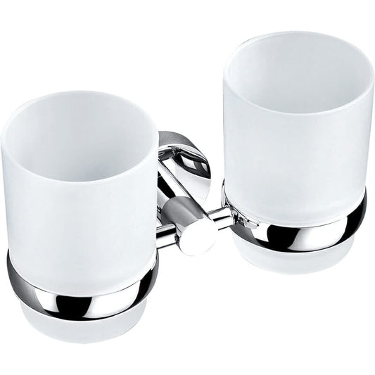 Otus Double Tumbler Holder - Chrome