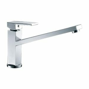 Square Chrome Kitchen Mixer