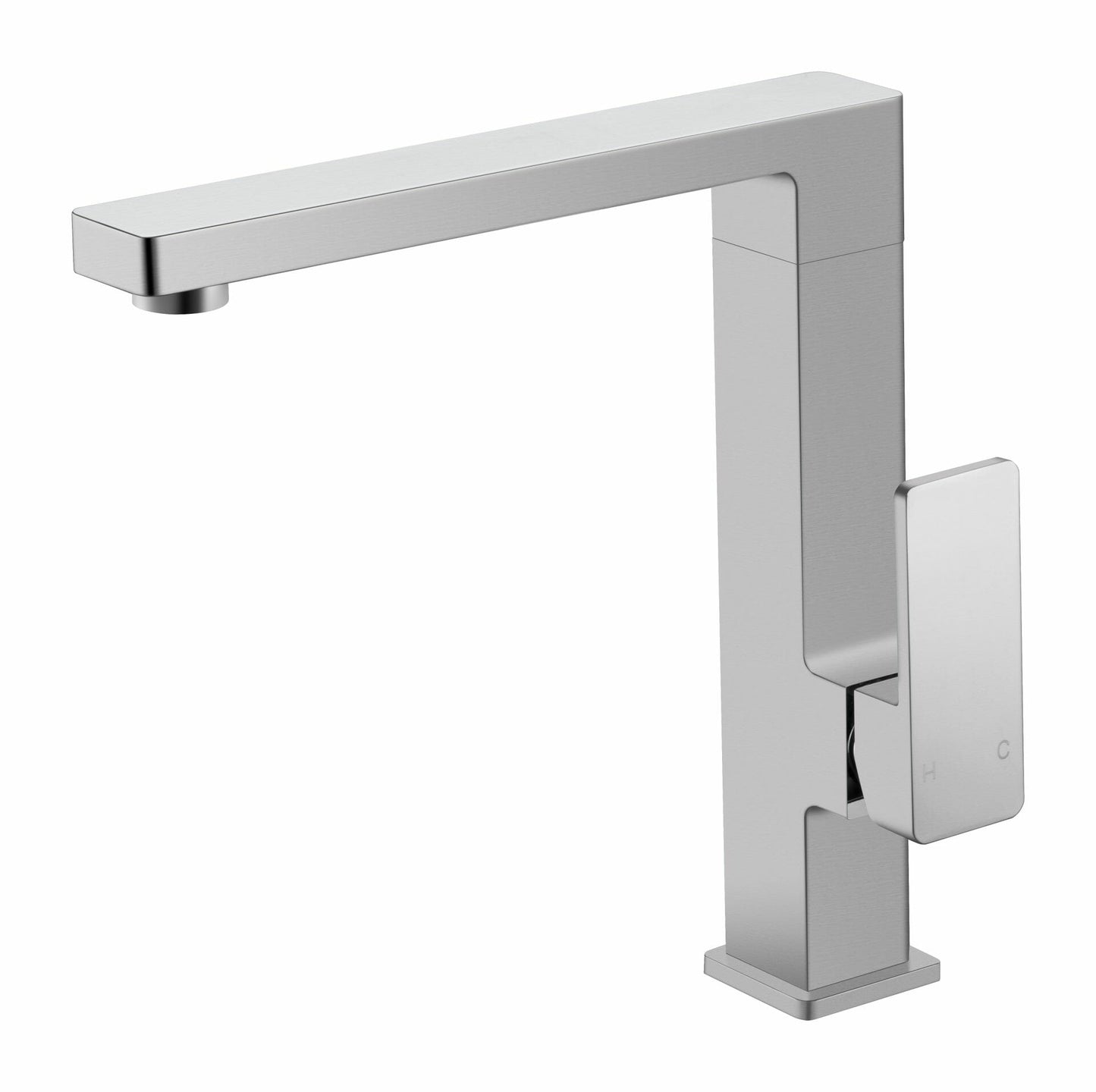 Ceram Sink Mixer - Brushed Nickel
