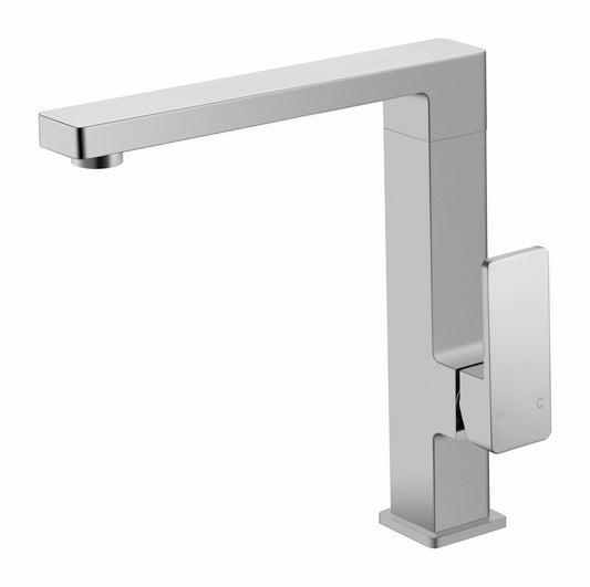 Ceram Sink Mixer - Brushed Nickel