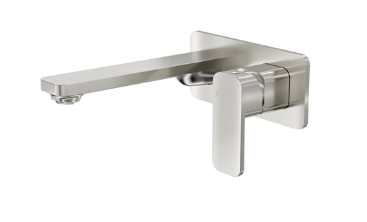 Zia Wall Basin or Bath Mixer - Brushed Nickel