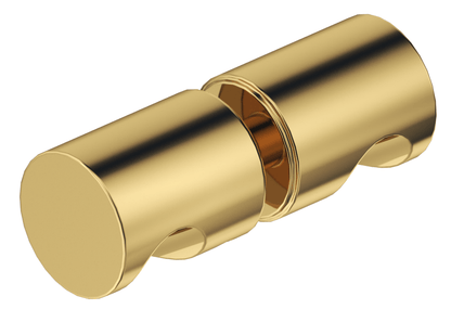Shower Screen Handle Round - Shiny Gold