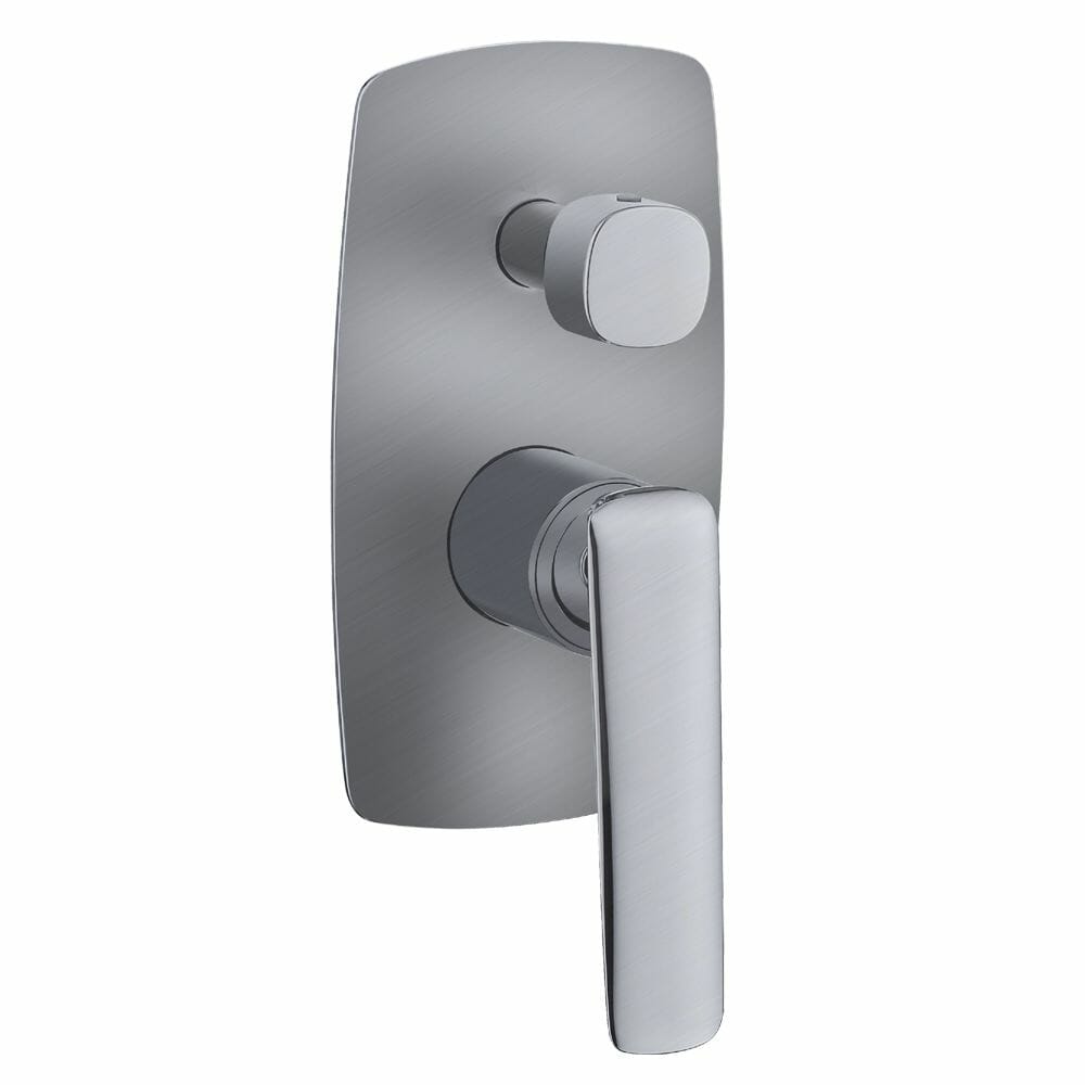Bellino Brushed Nickel Shower Mixer With   Diverter
