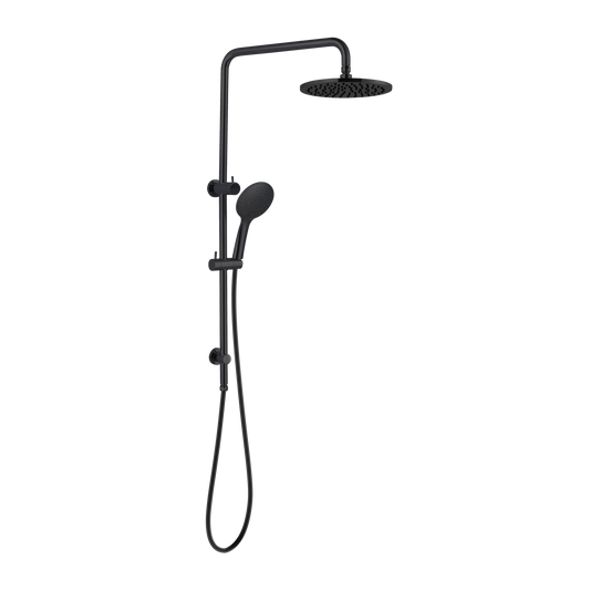 Nero Round Twin Shower Matte Black