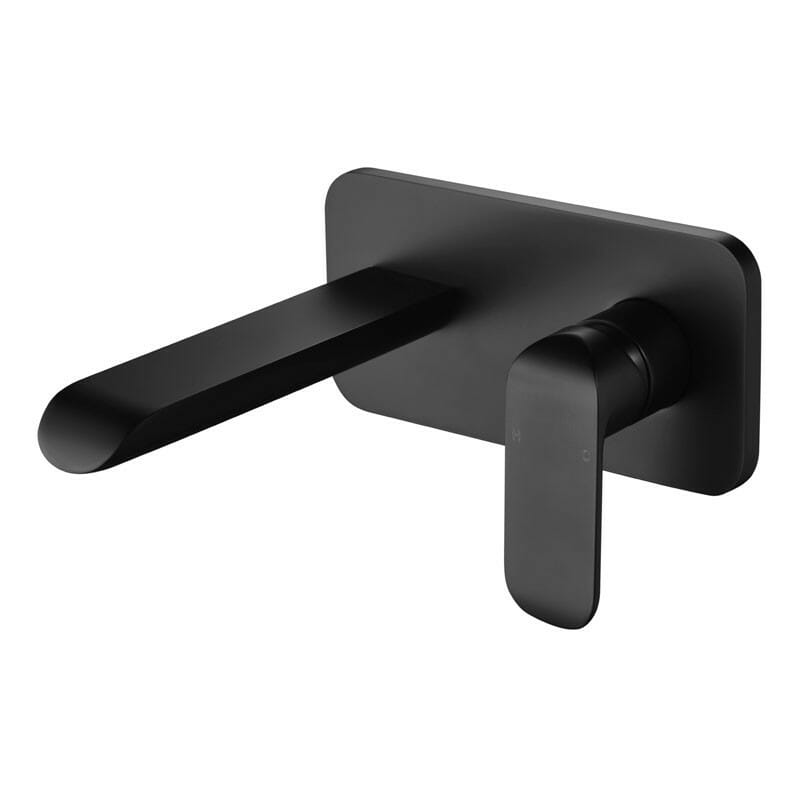 Kara Matte black Wall Basin Mixer