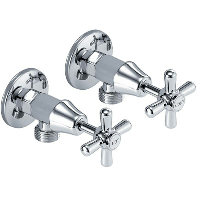 Washing Machine Stops - Chrome